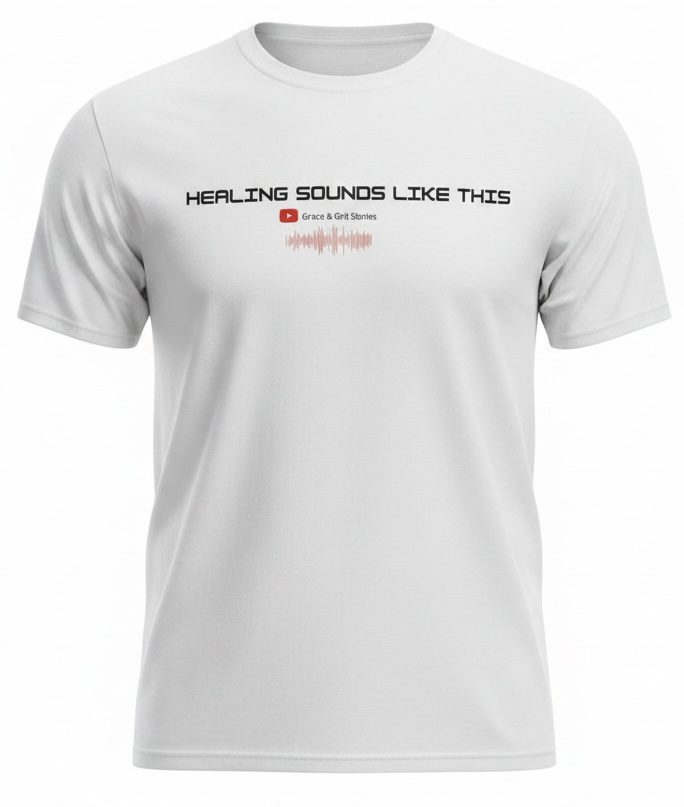 White T-shirt with 'Howling sounds like this' text and sound wave graphic.